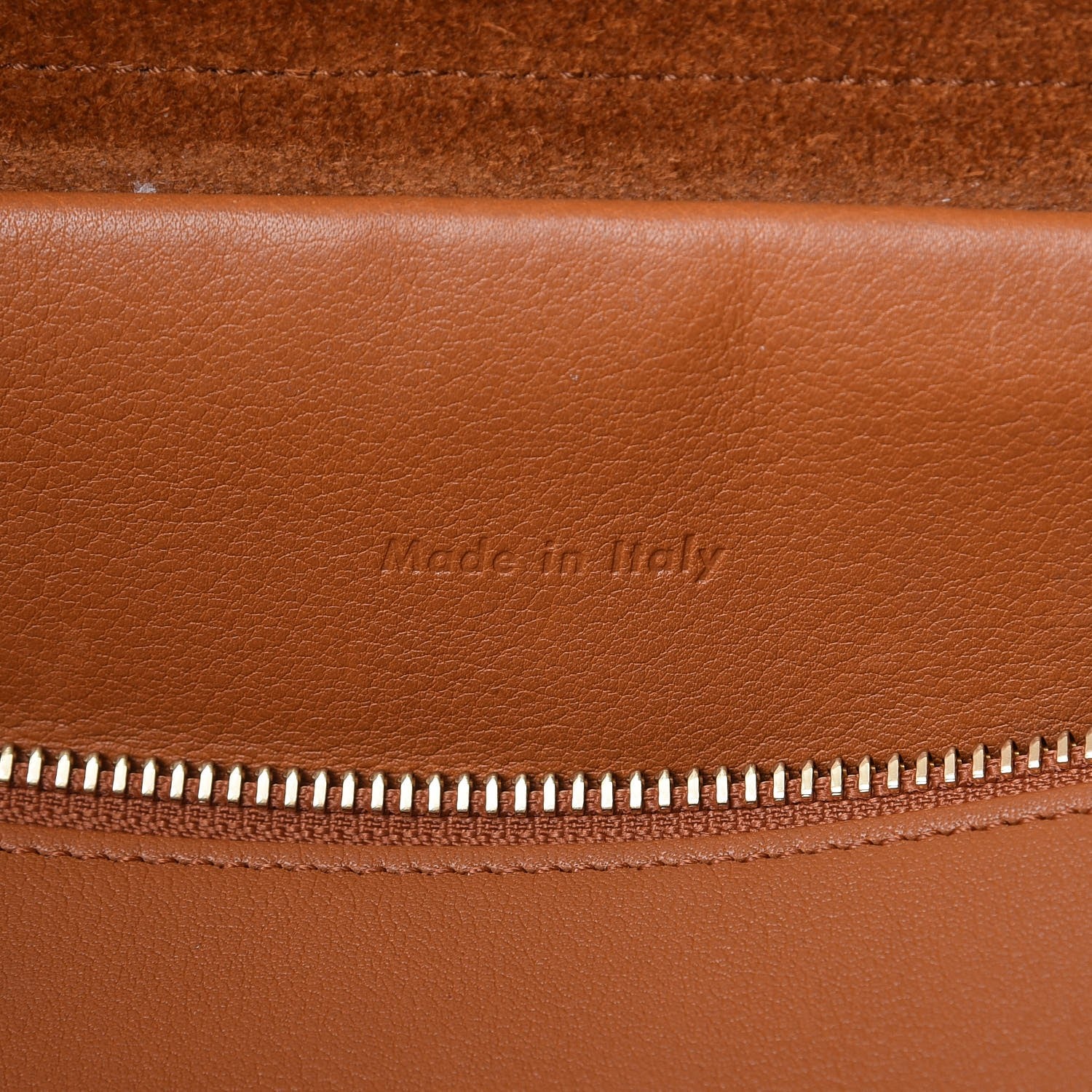 Celine Smooth Calfskin Large Bi-Color Belt Bag Light Copper 7 of 18