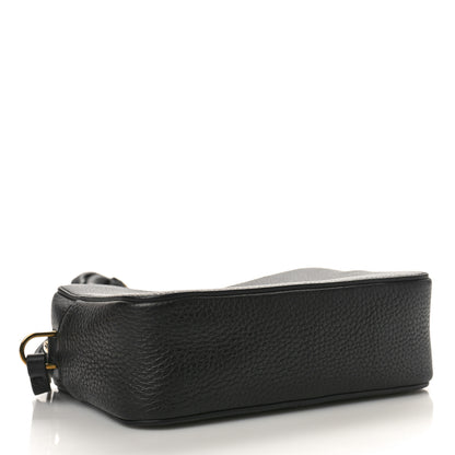 Lanvin Calfskin Logo Embossed Camera Bag Black 4 of 8