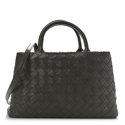 Bottega Veneta Nappa Intrecciato New Roma Tote Grey 1 of 9