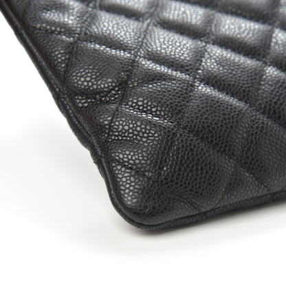 Chanel Caviar Quilted Medium Cosmetic Case Black 8 of 9