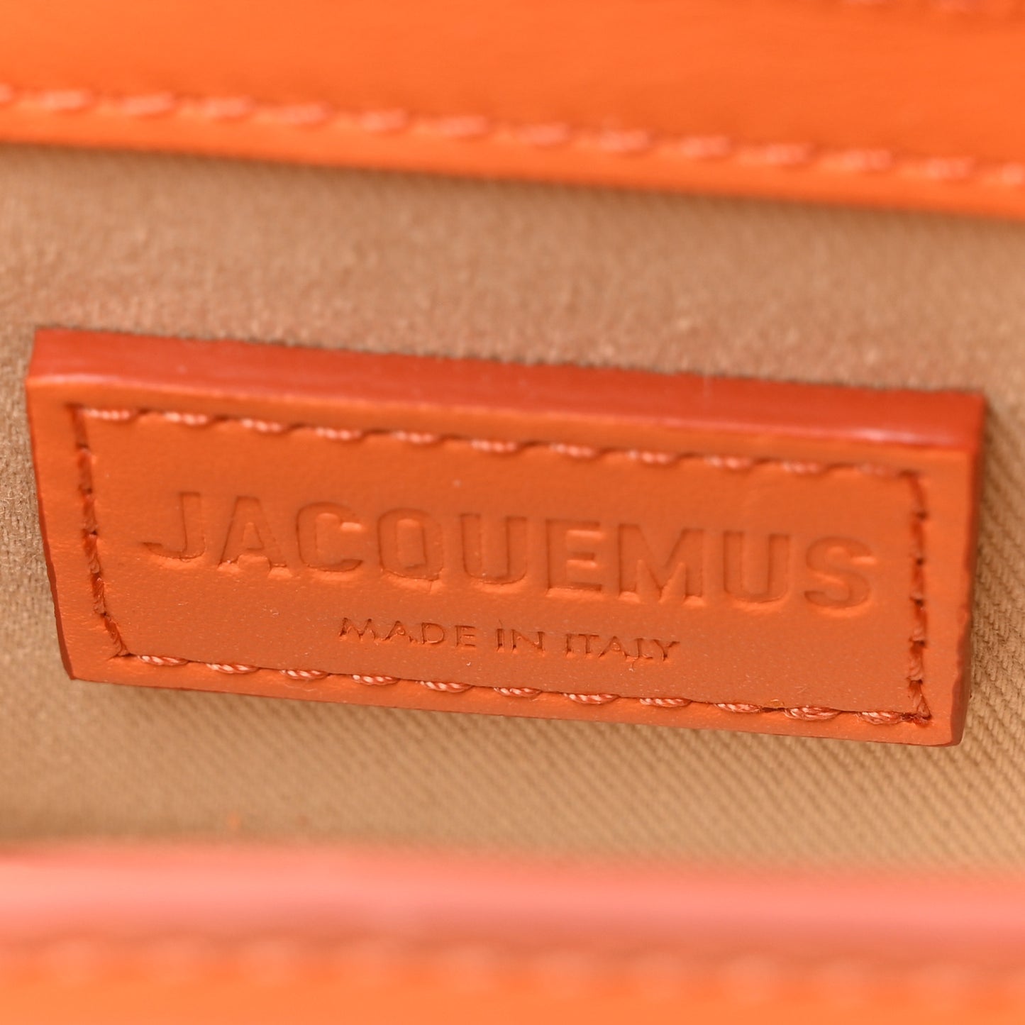 Smooth Calfskin Le Chiquito Orange