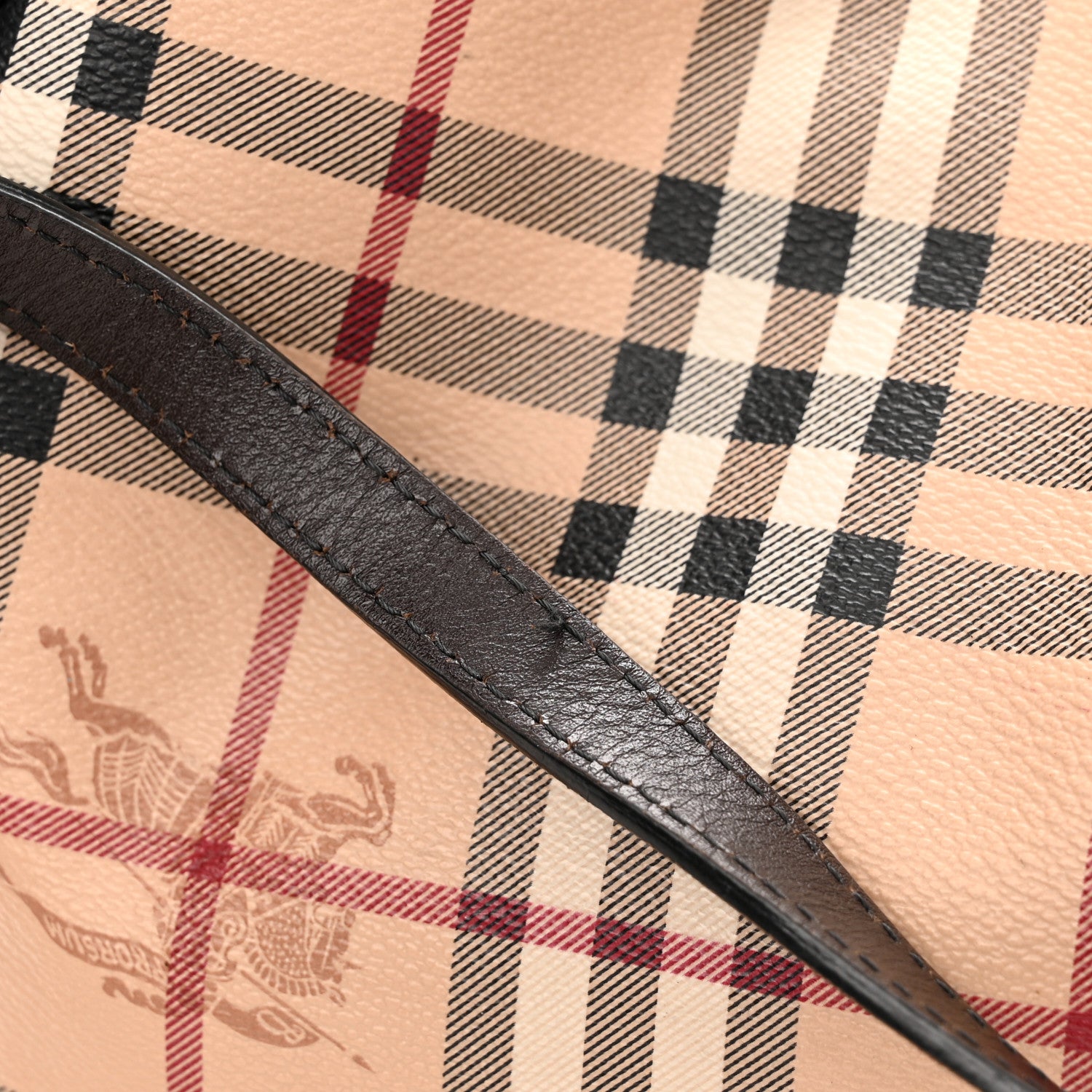 Burberry Haymarket Check Small Canterbury Tote Brown 17 of 17