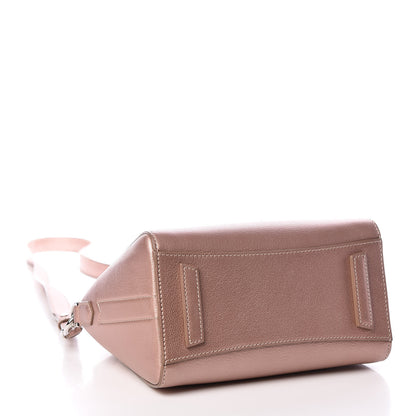 Givenchy Metallic Sugar Goatskin Mini Antigona Light Pink 4 of 14