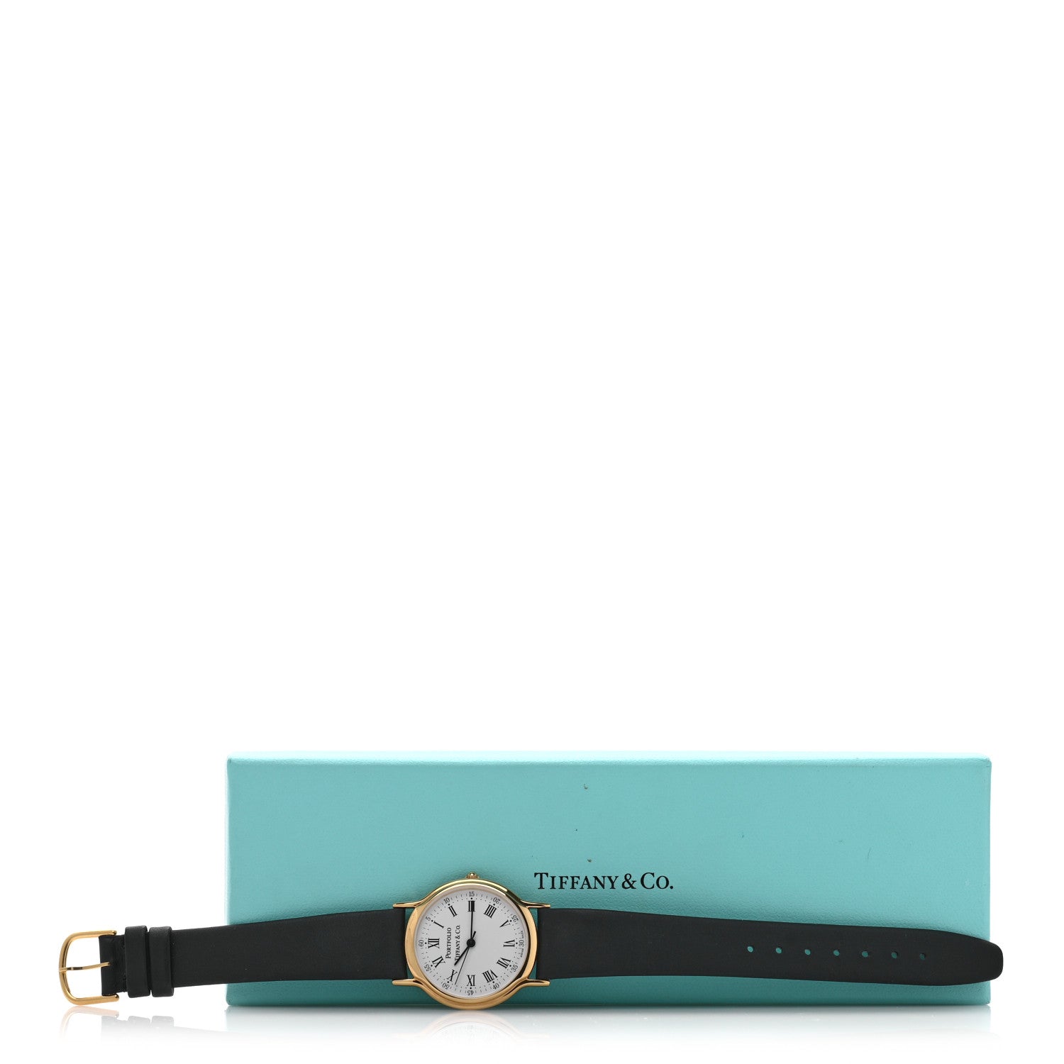 Tiffany Stainless Steel Calfskin 32mm Portfolio Quartz Watch 5 of 5