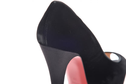 Christian Louboutin Velvet Dragon Tattoo Highness 160 Pumps 39 Black 14 of 21