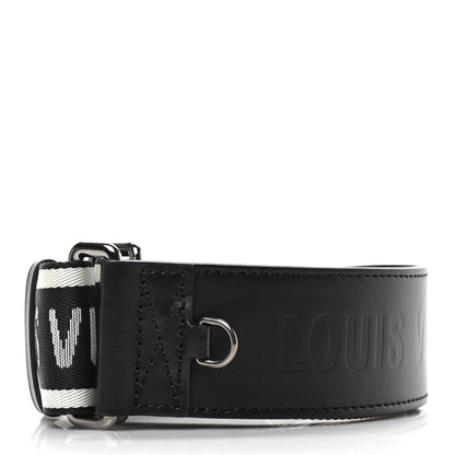 Louis Vuitton Nylon Jacquard Sporty Bandouliere Shoulder Strap Black 2 of 4