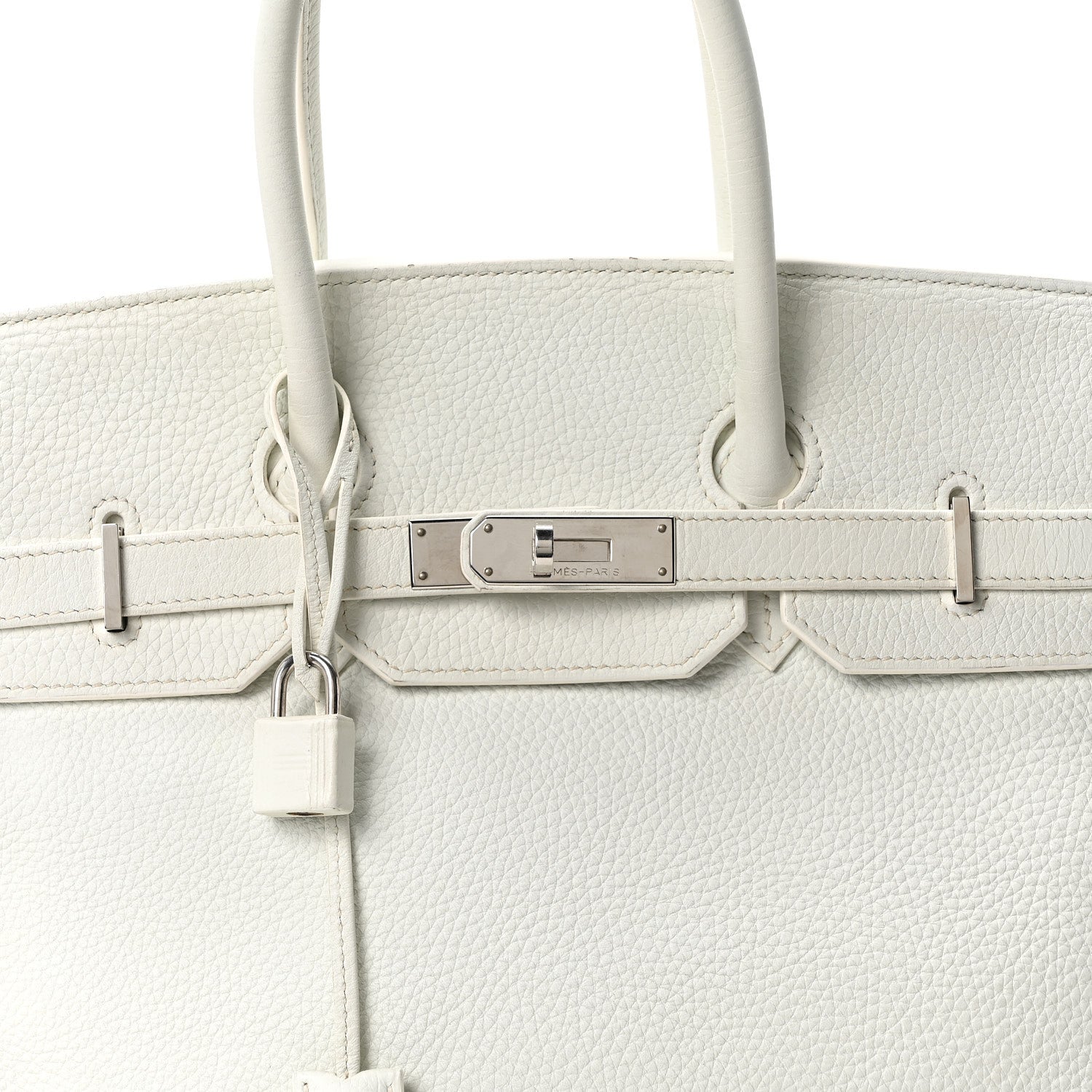 Hermes Togo Birkin 35 White 7 of 9