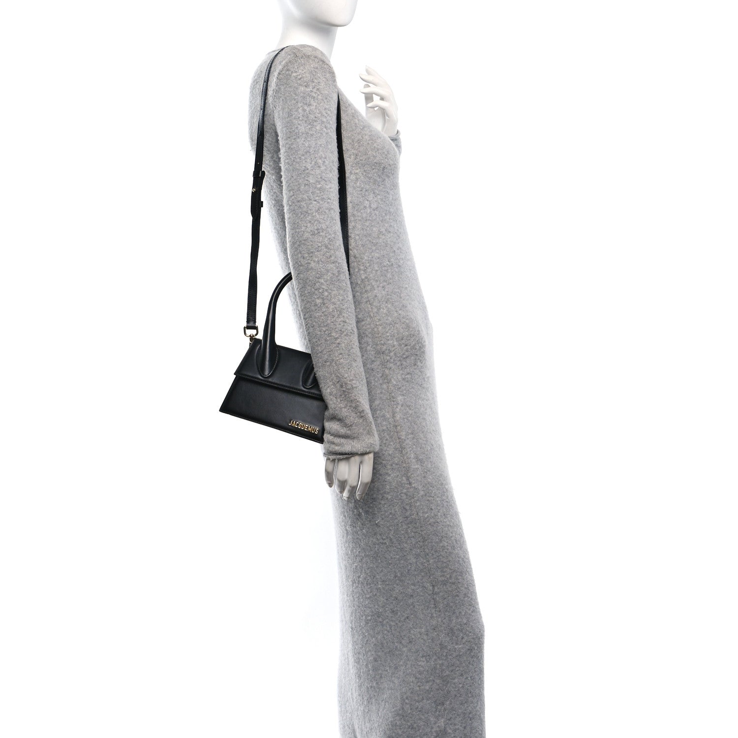 Jacquemus Smooth Calfskin Le Chiquito Moyen Black 2 of 9