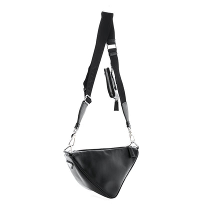 Prada Grace Lux Triangle Shoulder Bag Black 3 of 12