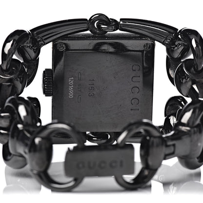 Gucci Stainless Steel 25mm Signoria Quartz Watch Black 5 of 5
