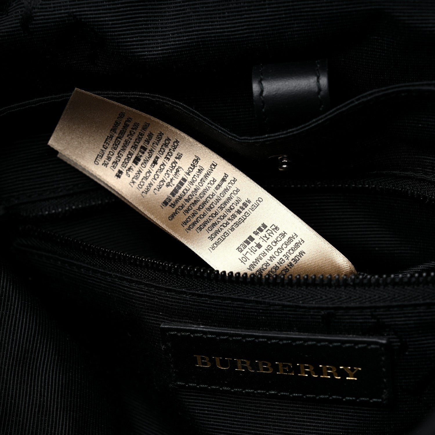 Burberry Technical Nylon Large Rucksack Backpack Black 7 of 9