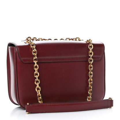 Celine Shiny Calfskin Medium C Bag Light Burgundy 2 of 4