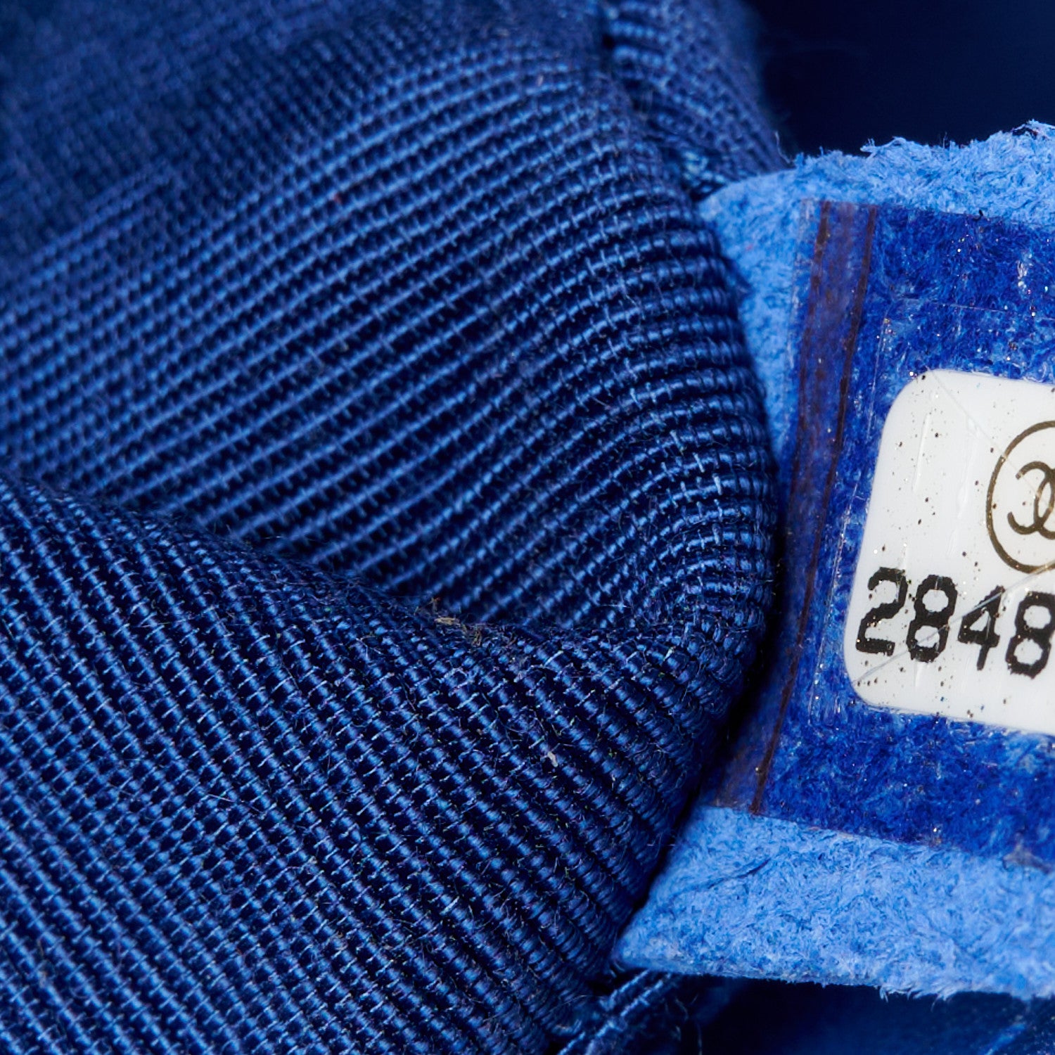 Chanel Lambskin Chevron Quilted Medium Boy Flap Blue 7 of 11