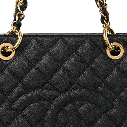 Chanel Caviar Quilted Grand Shopping Tote GST Black 8 of 10