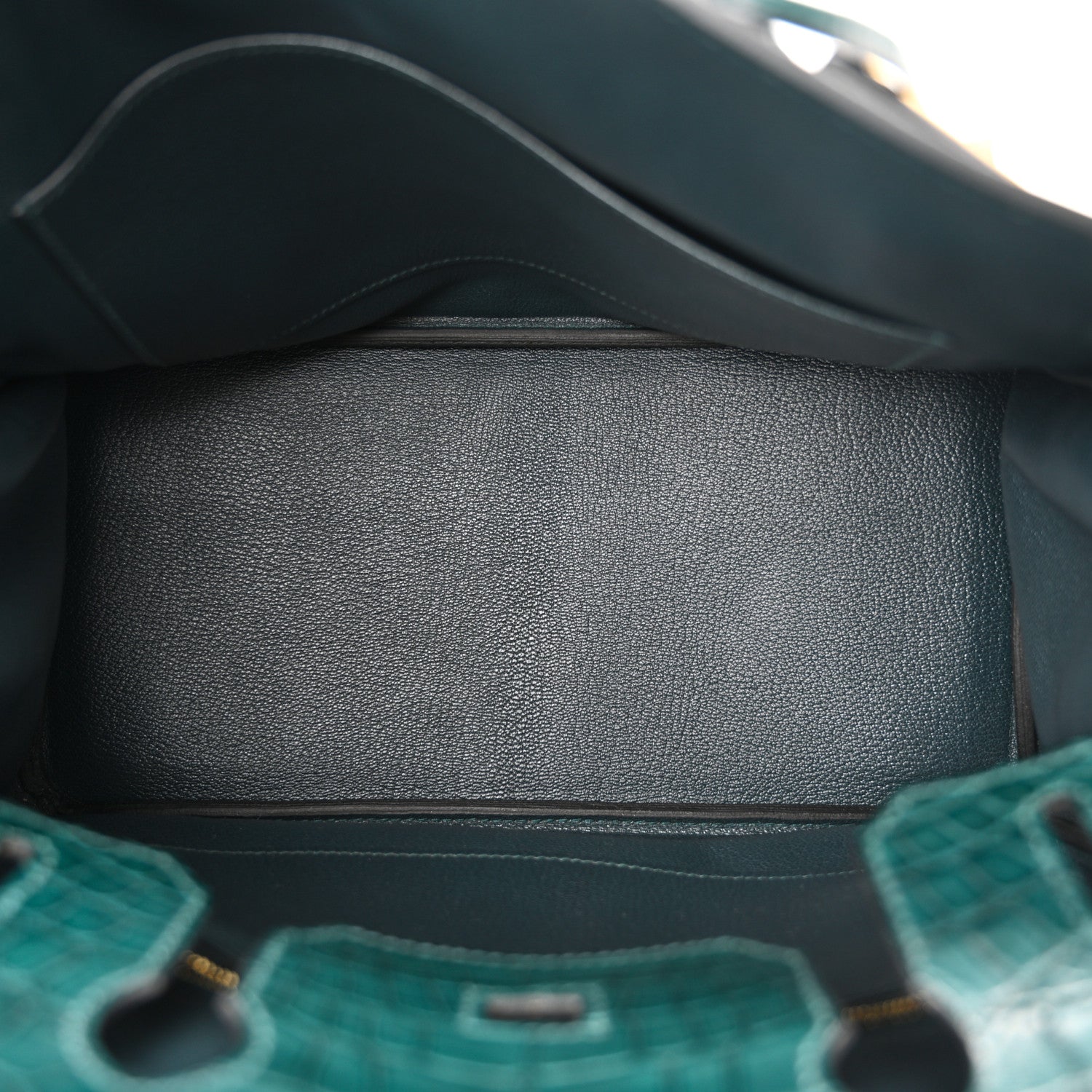 Hermes Togo Matte Alligator Birkin Touch 30 Vert Cypress 4 of 10