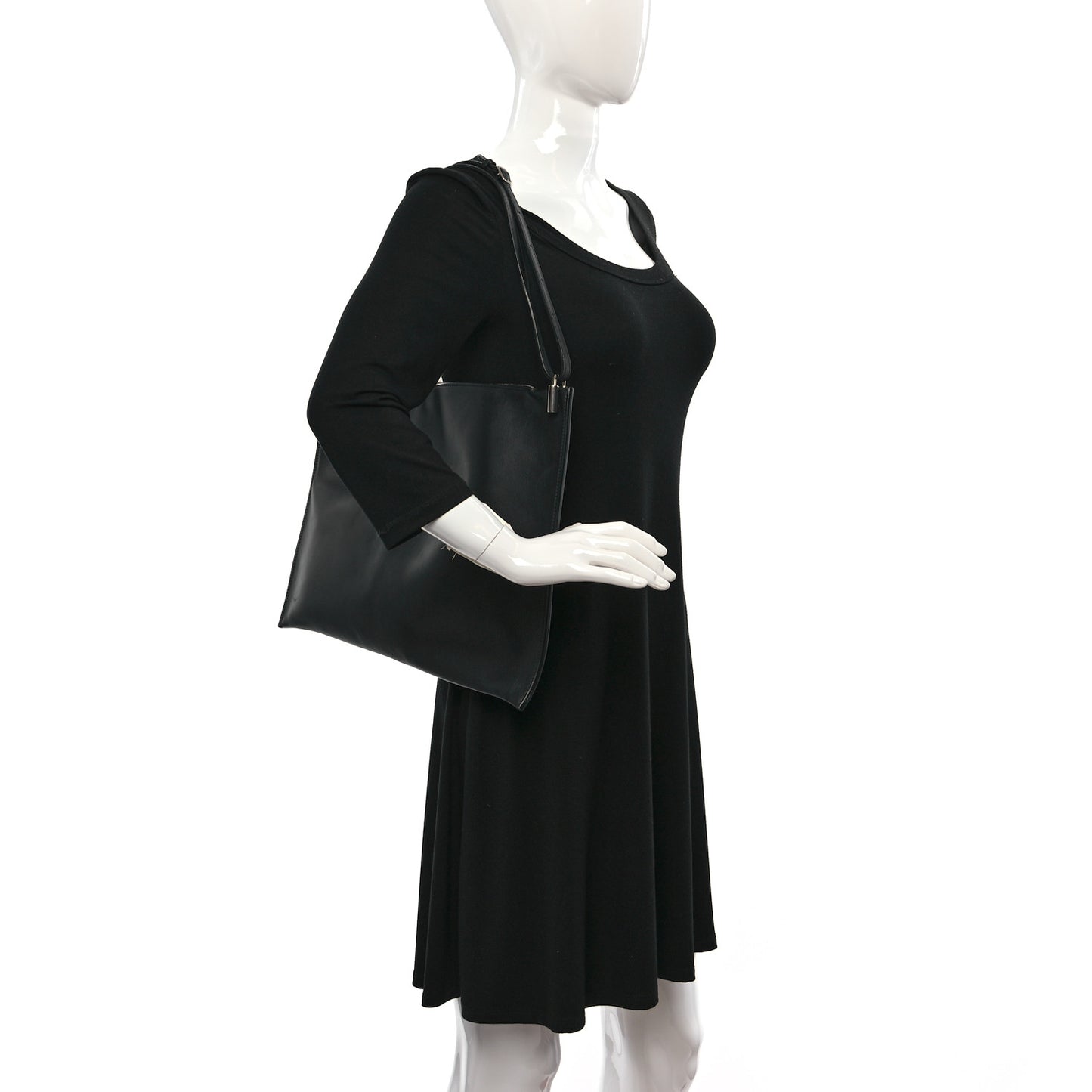 Lambskin Shoulder Bag Black