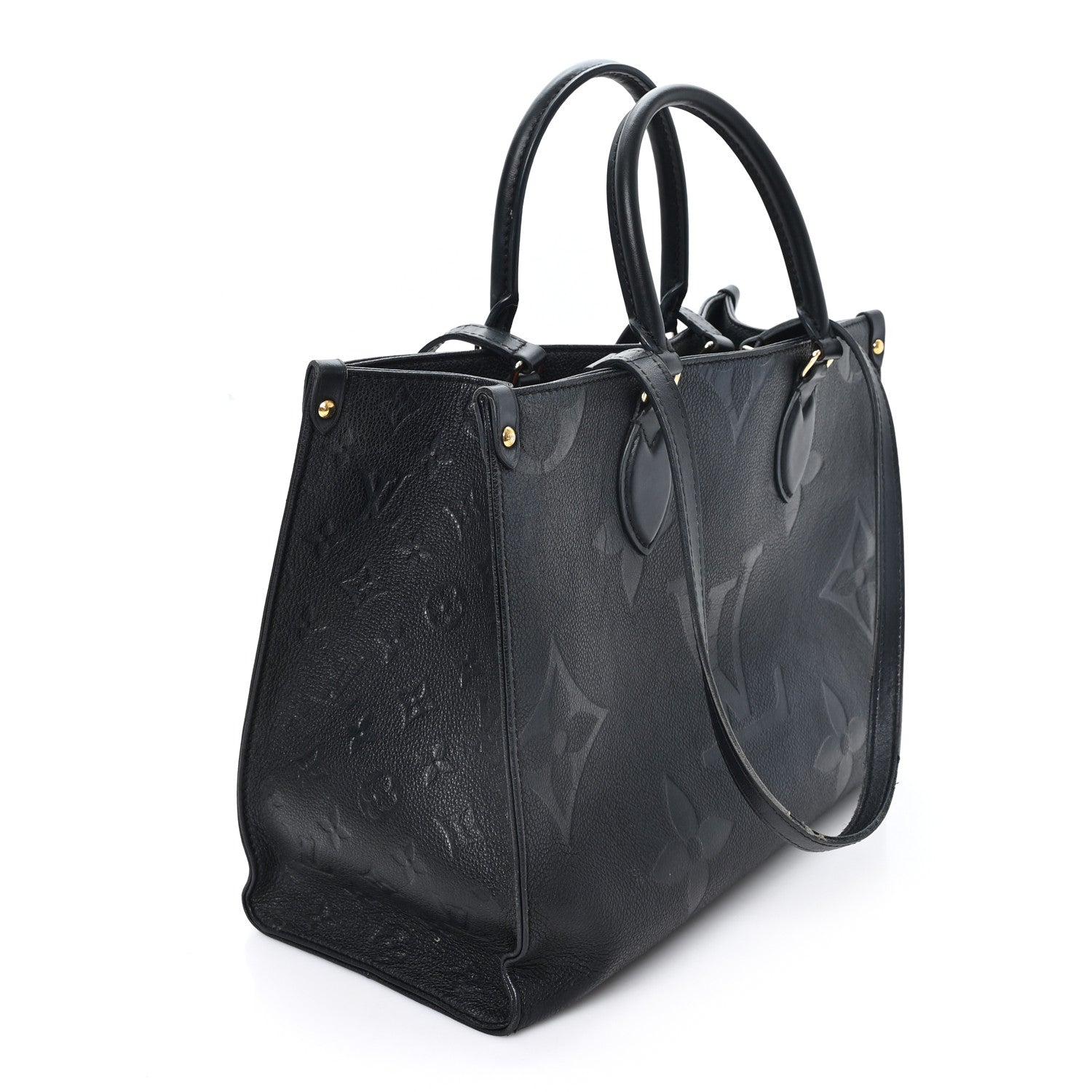 Louis Vuitton Empreinte Monogram Giant Onthego MM Black 3 of 10
