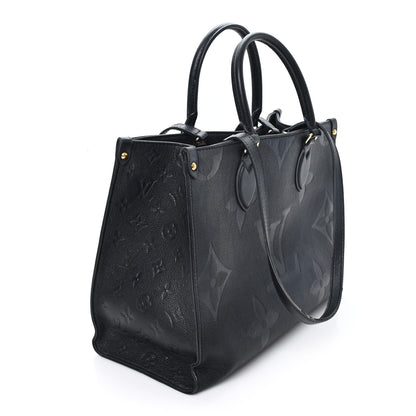 Louis Vuitton Empreinte Monogram Giant Onthego MM Black 3 of 10