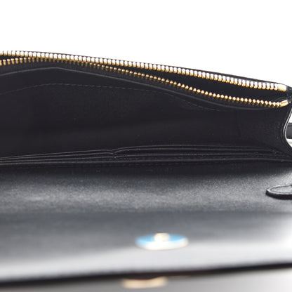 Jimmy Choo Calfskin Palace Wallet On Chain Black 5 of 8