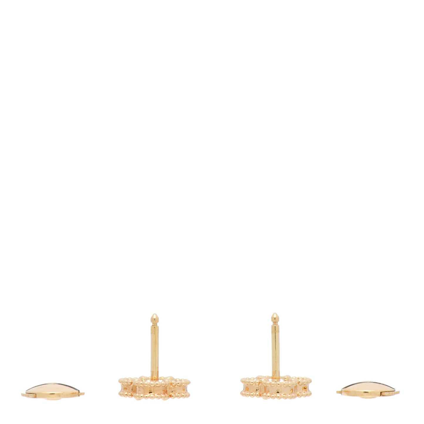 18K Yellow Gold Mother of Pearl Sweet Alhambra Earrings