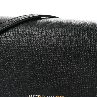 Burberry Grainy Calfskin House Check Henley Wallet On Chain Black 7 of 9
