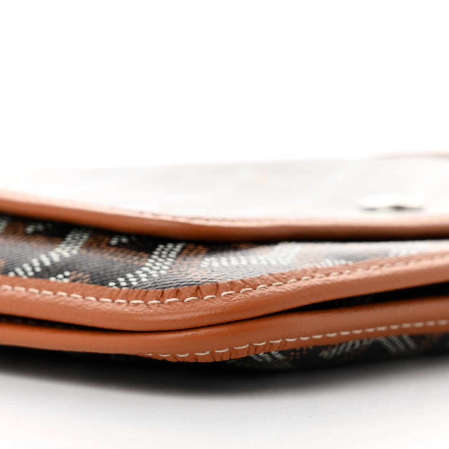 Goyardine Plumet Wallet Clutch Black Gold