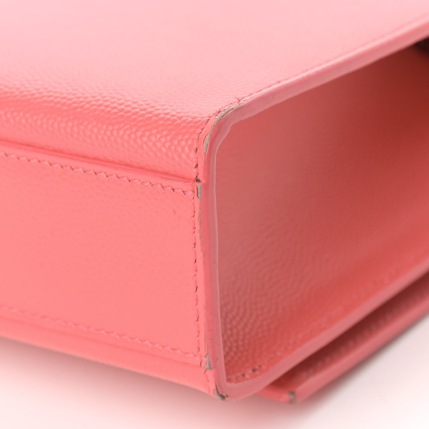 Grain De Poudre Medium Classic Monogram Kate Satchel Rose Clair