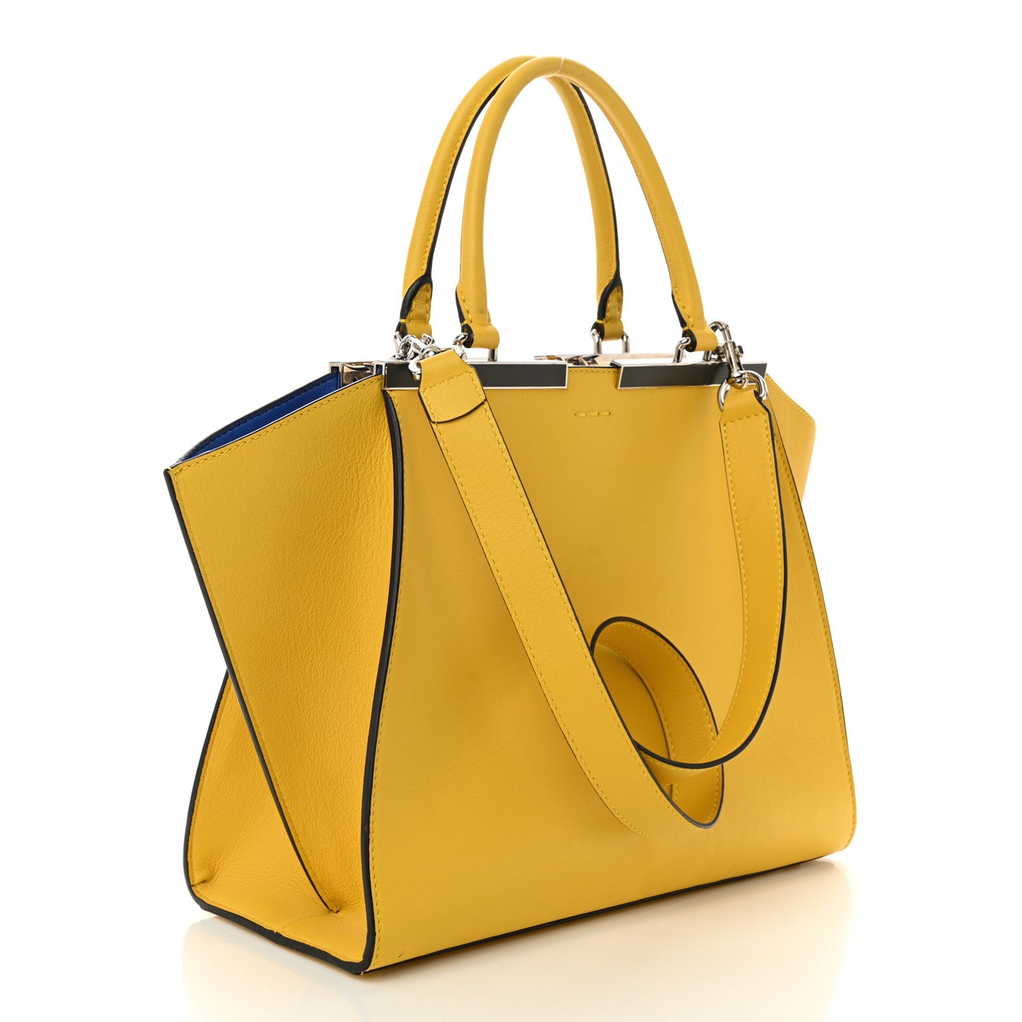 Vitello Dolce Century Nappa Petite 3Jours Tote Sunflower