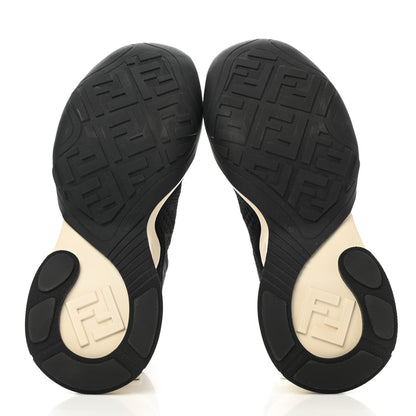 Fendi Technical 3D Mesh Womens FFluid Zip Up Sneakers 35 Black 5 of 9