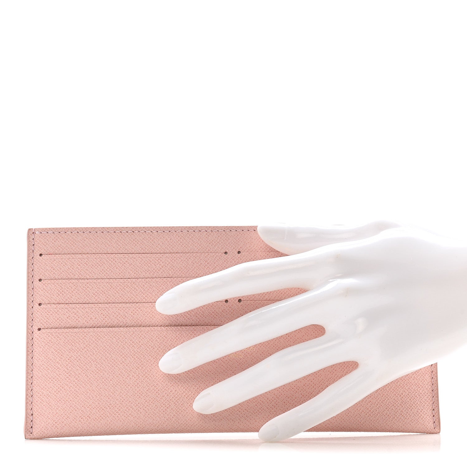 Louis Vuitton Calfskin Felicie Card Holder Insert Rose Ballerine 2 of 8