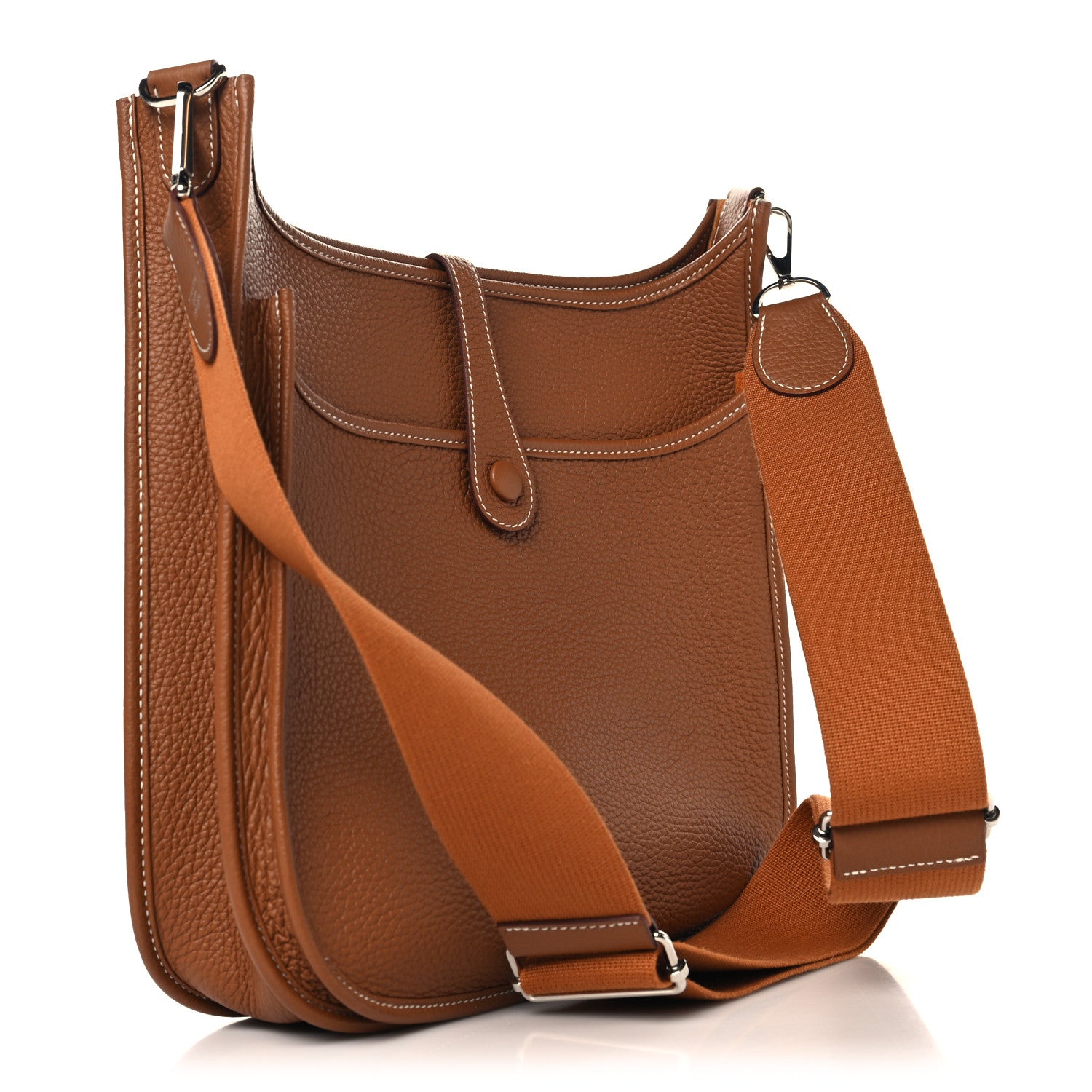 Hermes Taurillon Clemence Evelyne III PM Gold 3 of 11