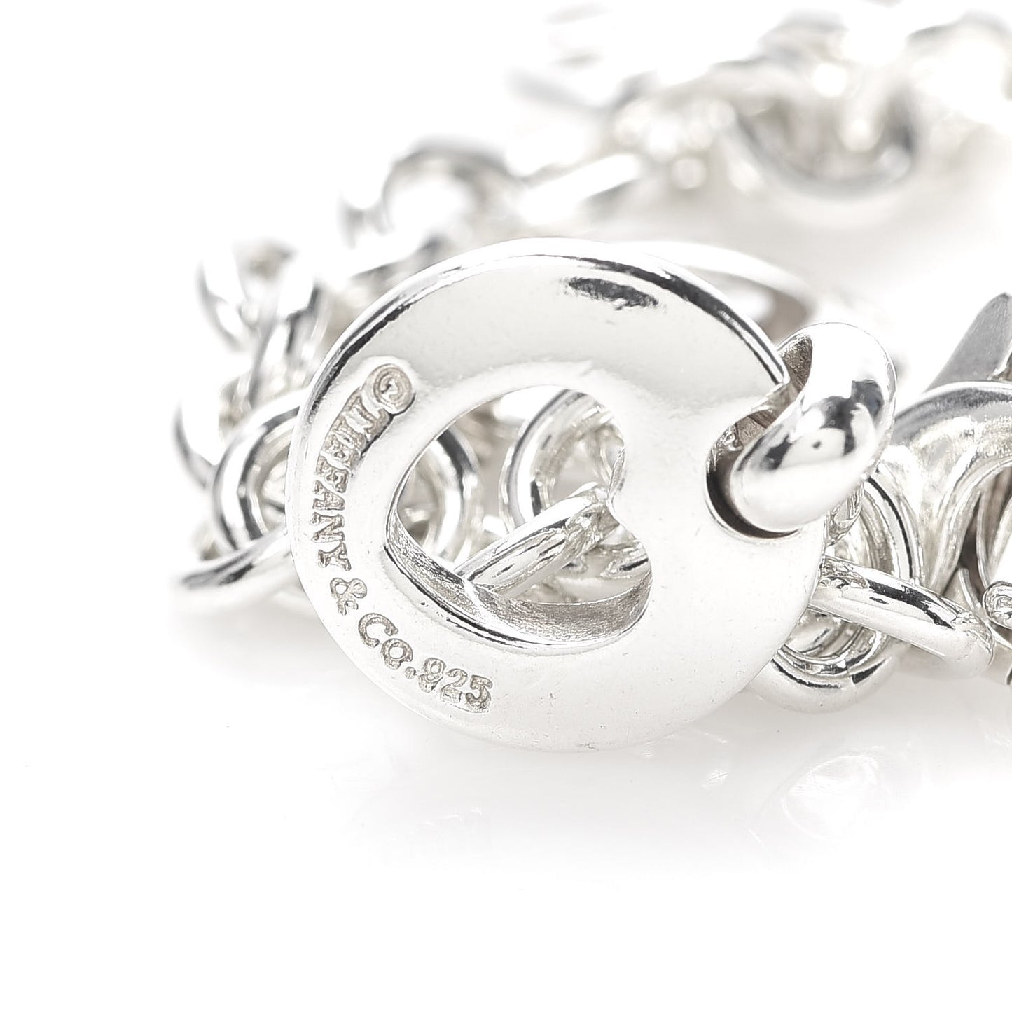 Sterling Silver Stencil Charm Bracelet