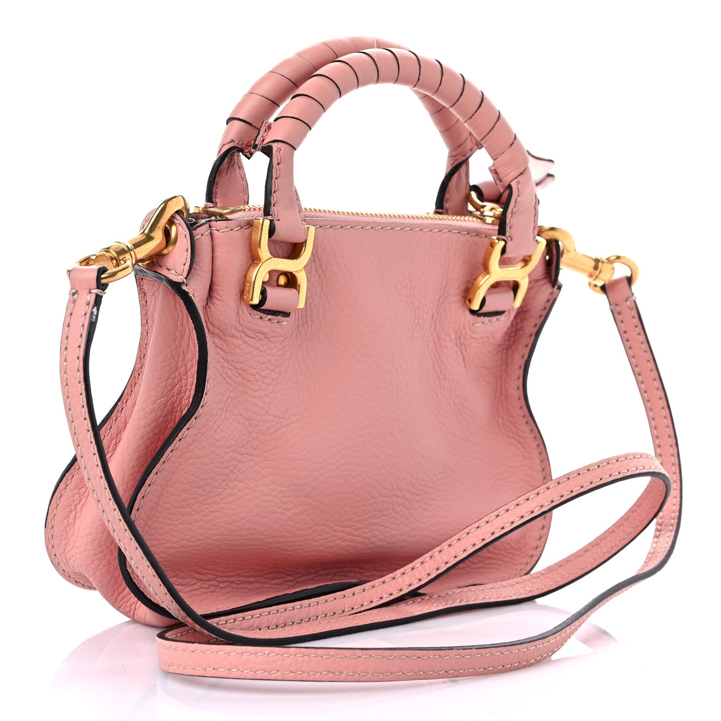 Calfskin Mini Marcie Satchel Waterlily