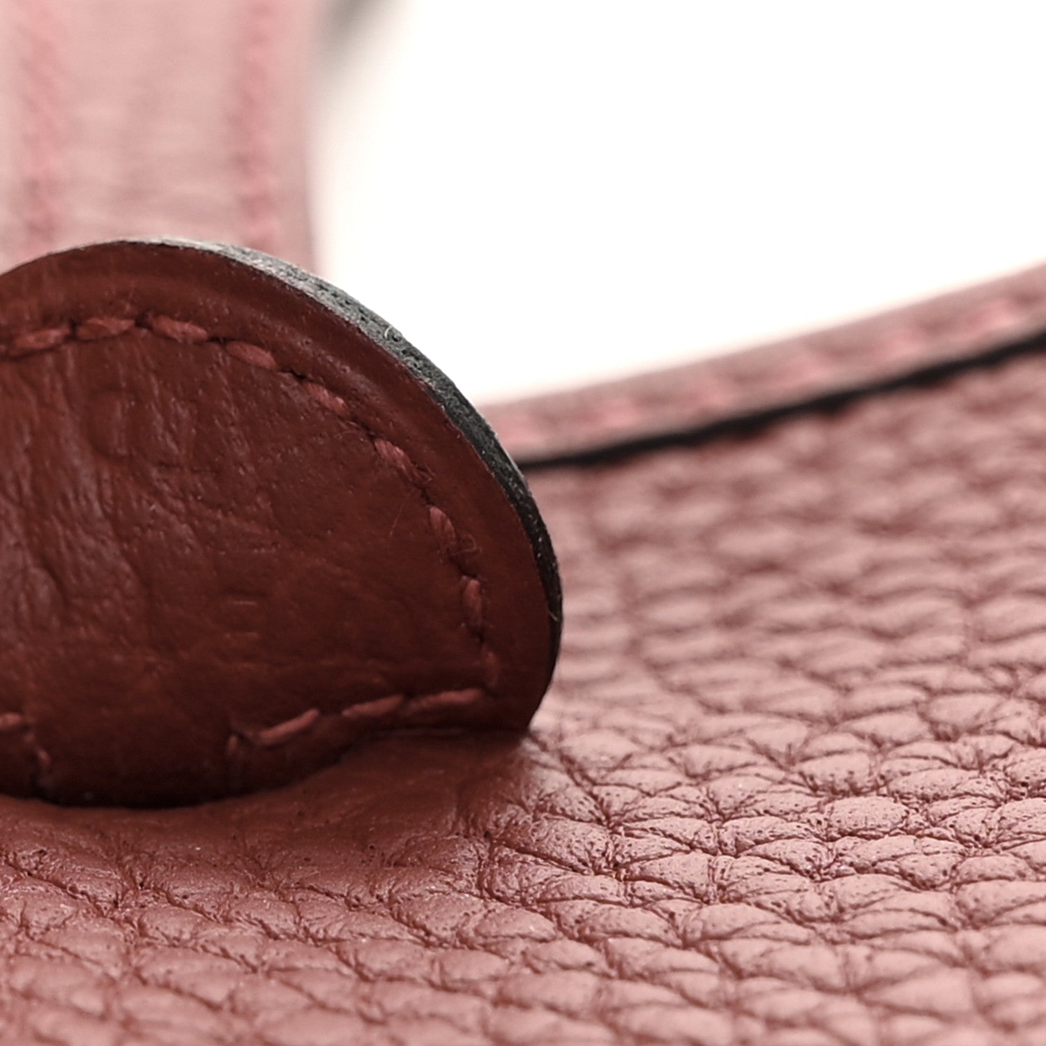 Hermes Taurillon Clemence Amazone Evelyne TPM Rouge H 7 of 11