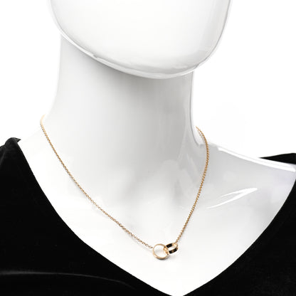 Cartier 18K Yellow Gold Interlocking LOVE Necklace 2 of 5