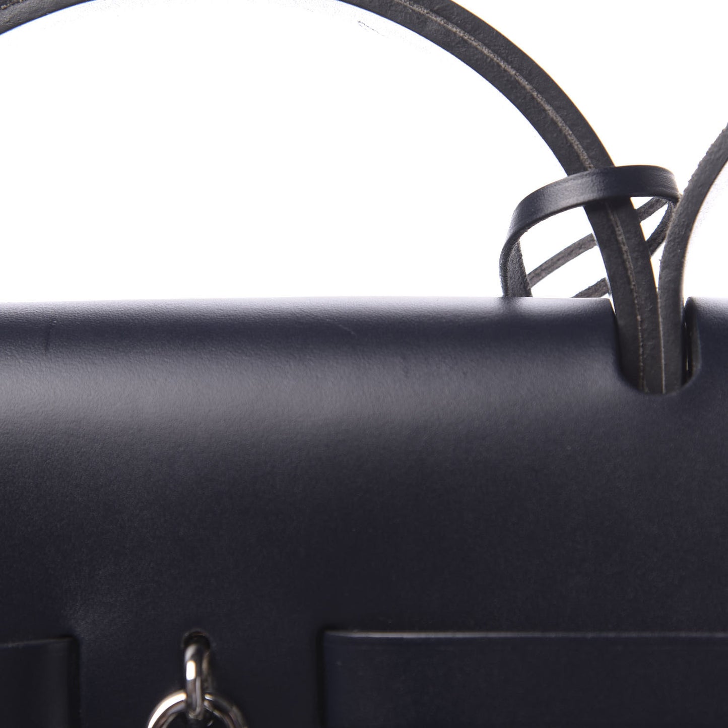 Toile Vache Calfskin Herbag Zip 39 GM Bleu Indigo