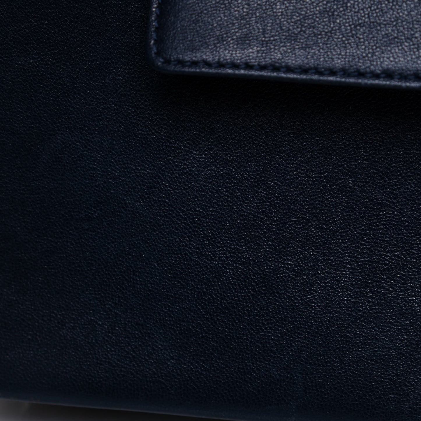 Sheepskin Quilted Vintage Mademoiselle Flap Navy