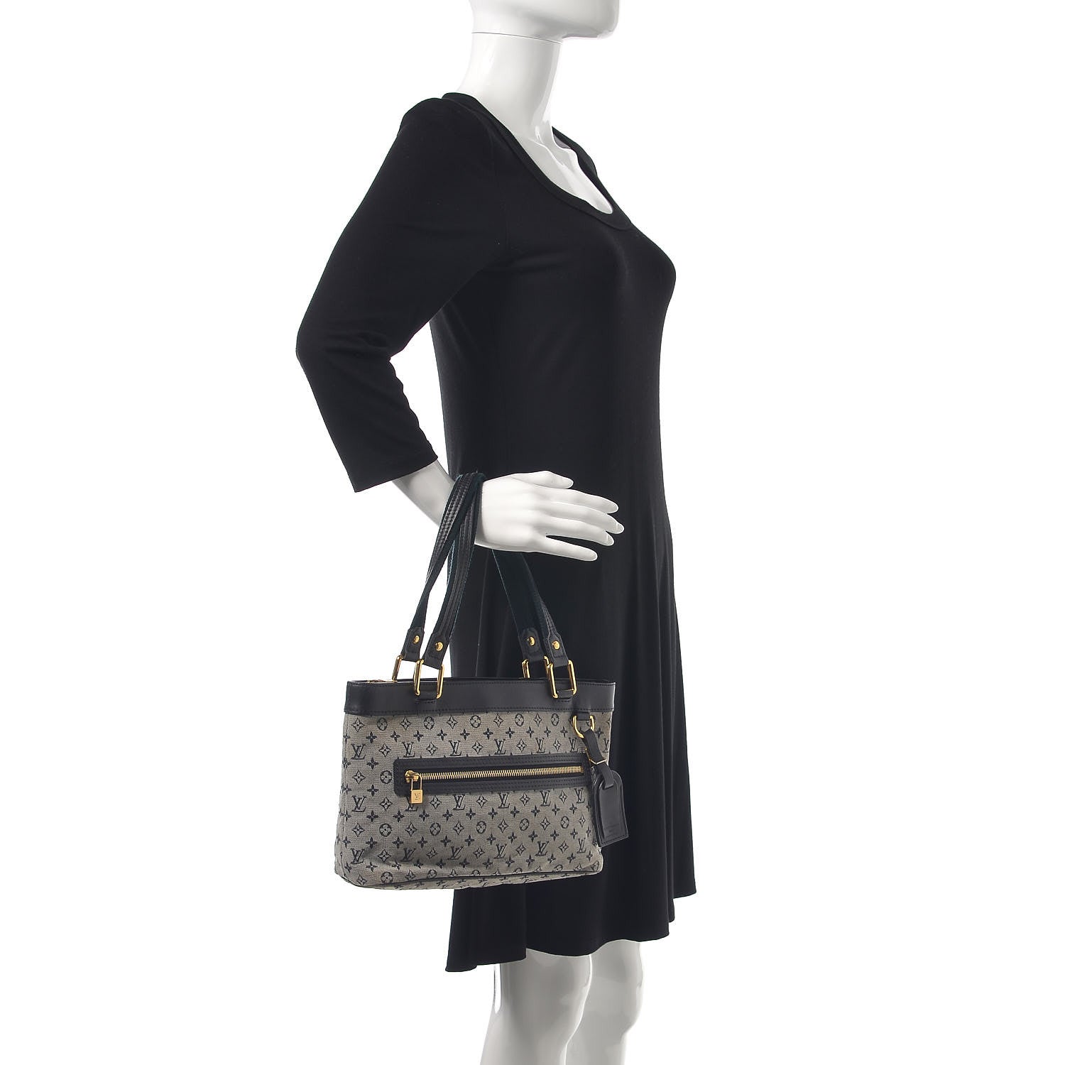 Louis Vuitton Mini Monogram Lucille PM Blue 2 of 15