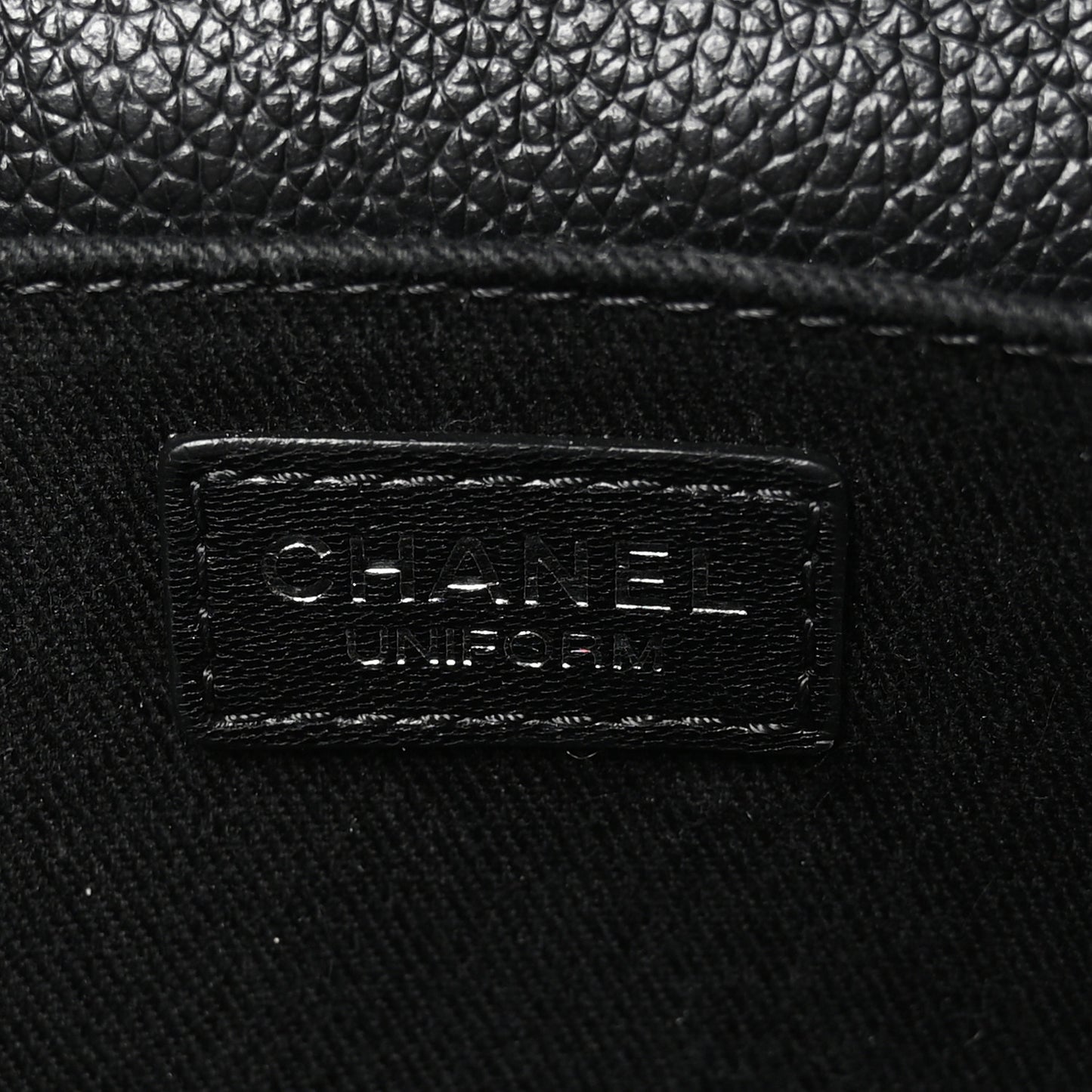 Grained Calfskin Quilted 2.55 Reissue Flap Belt Bag Clutch Black