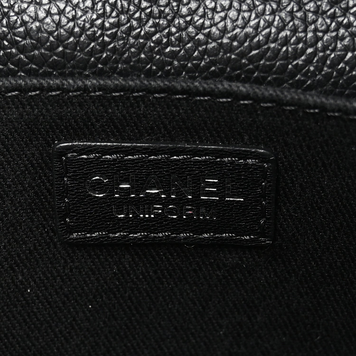 Chanel Grained Calfskin Quilted 2.55 Reissue Flap Belt Bag Clutch Black 6 of 12
