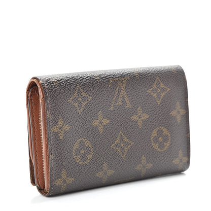 Louis Vuitton Monogram Porte-Monnaie Tresor Wallet 3 of 18