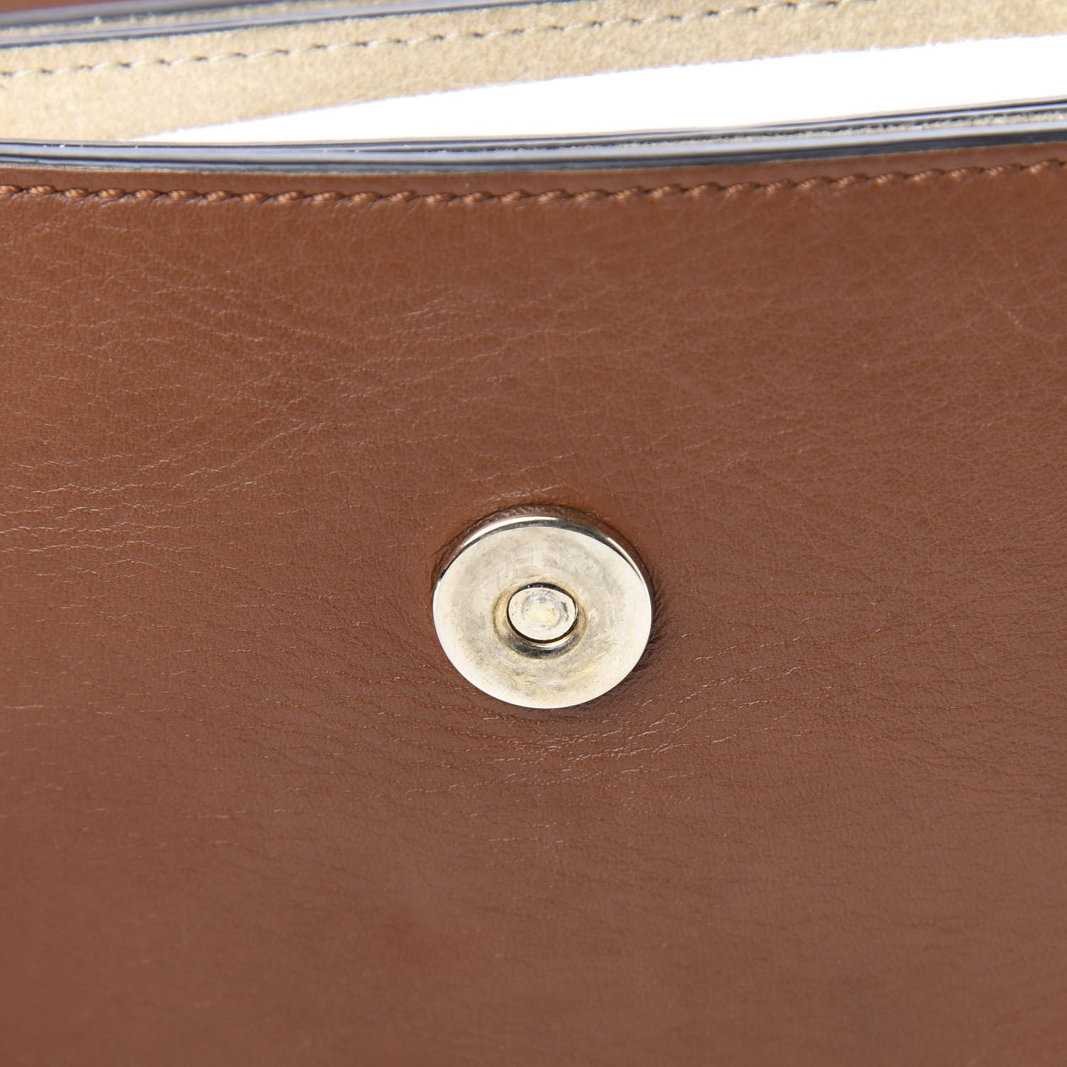 Chloe Suede Calfskin Small Faye Shoulder Bag Tobacco 7 of 11