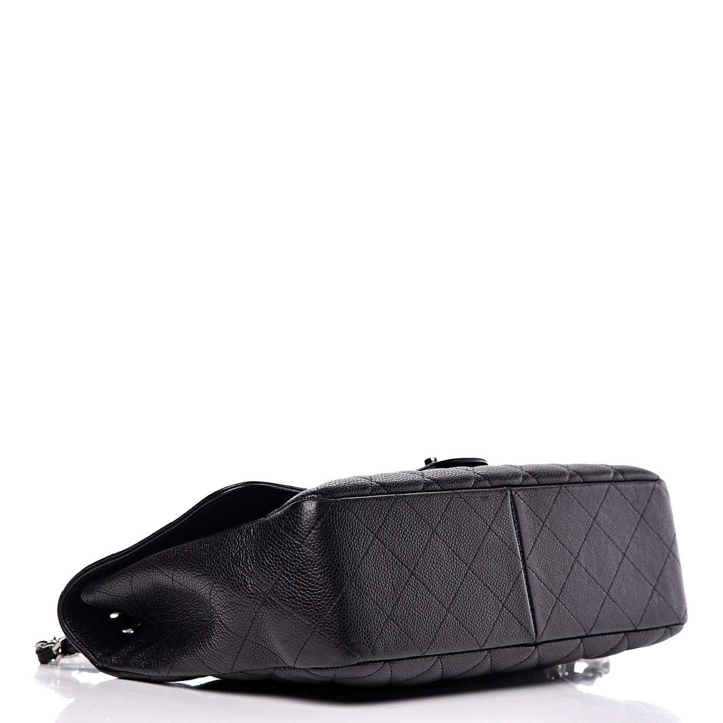 Caviar Quilted Jumbo Single Flap Black