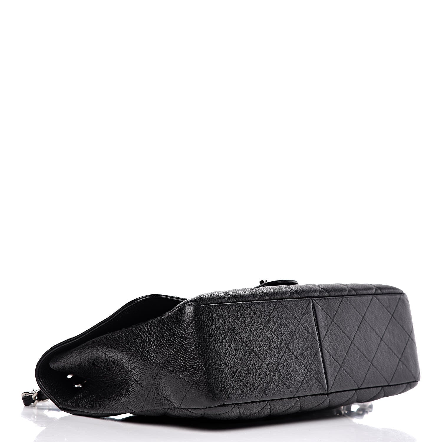 Chanel Caviar Quilted Jumbo Single Flap Black 5 of 14