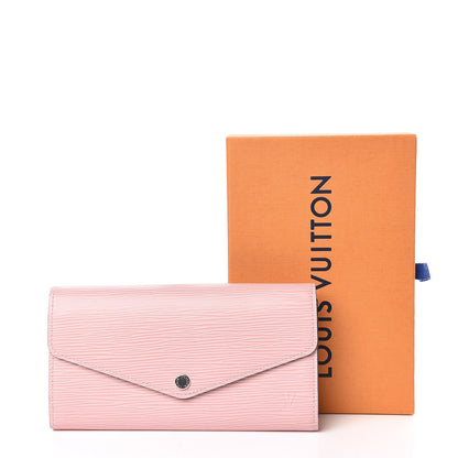 Louis Vuitton Epi Sarah Wallet NM Rose Ballerine 8 of 8