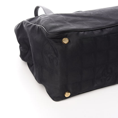 Chanel Nylon Large Travel Tote Black 8 of 11