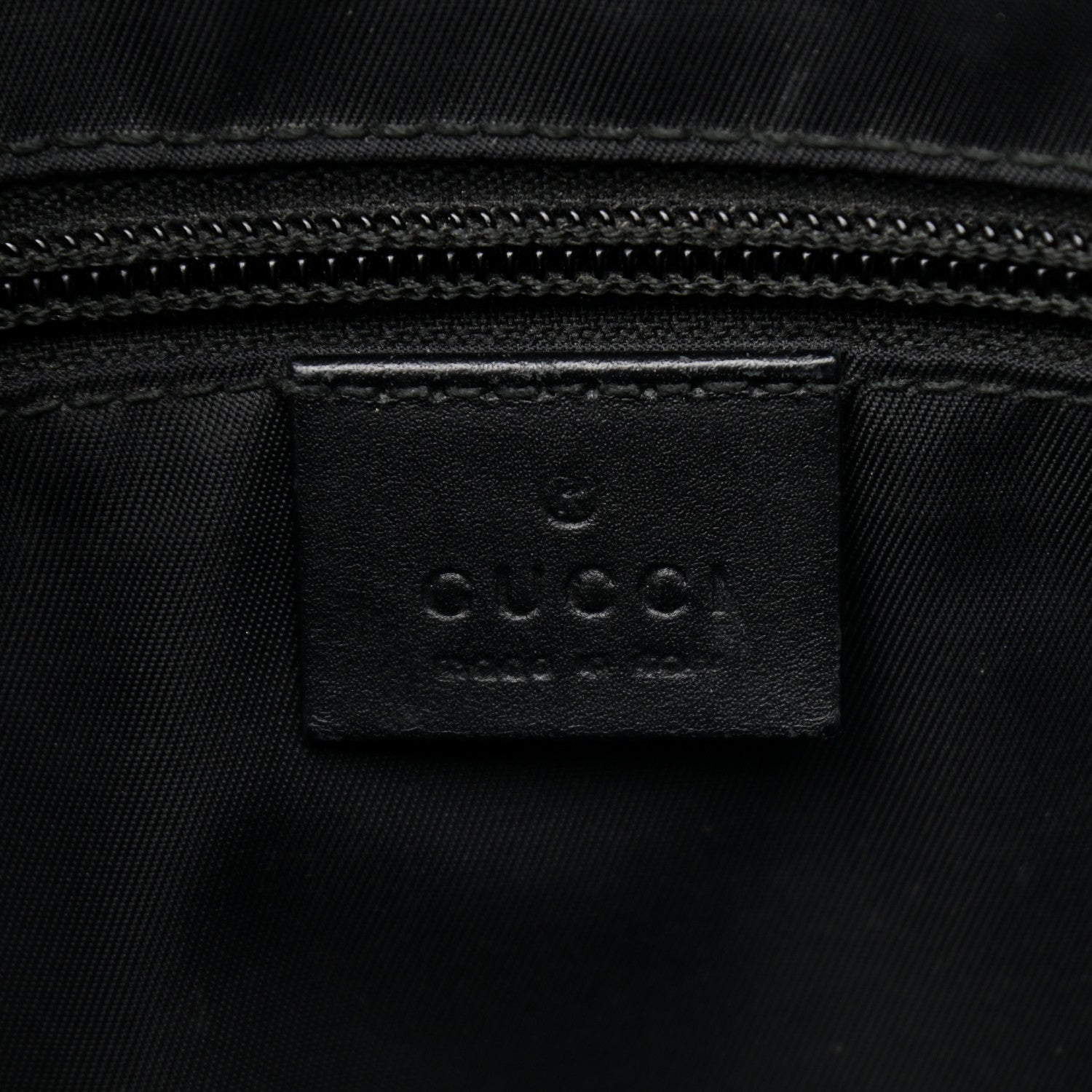 Gucci GG Supreme Monogram Web Messenger Bag Black 6 of 11