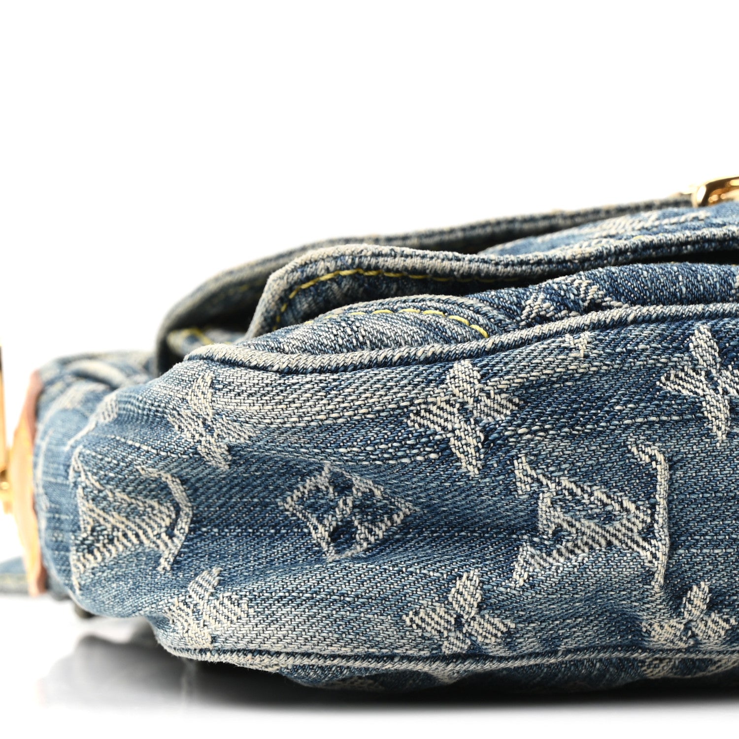 Louis Vuitton Monogram Denim Bum Bag Blue 7 of 8