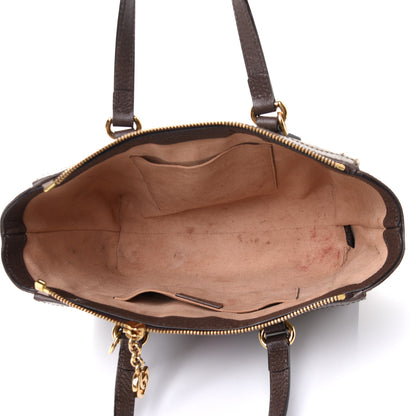 Gucci GG Supreme Monogram Small Ophidia Tote Bag Brown 6 of 13