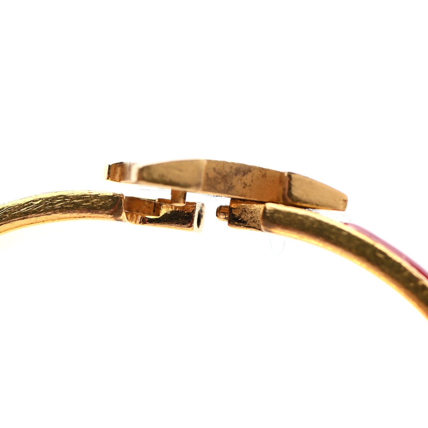 Hermes Enamel Narrow Clic Clac H Bracelet PM Red 5 of 7